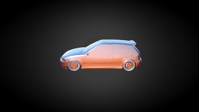 Honda Civic EG 3D Model