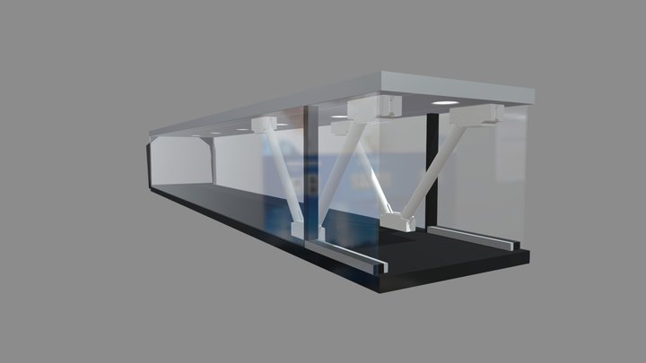 Airport gate/bridge 3D Model