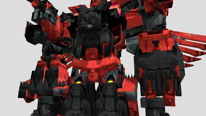 Transformers Earth Wars Predaking 3D Model