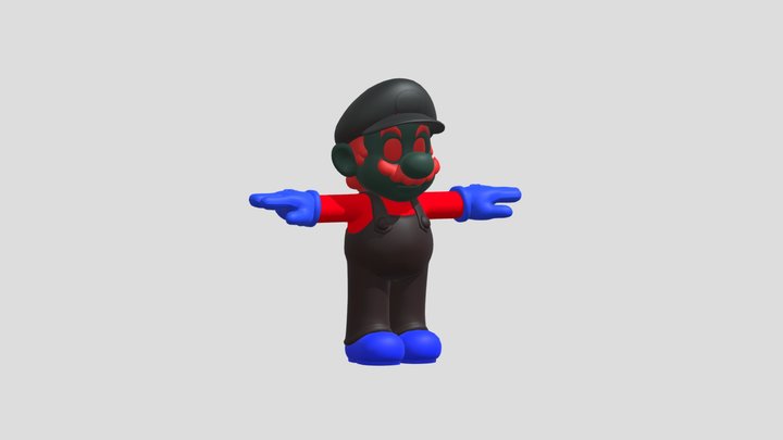 super-mario-odyssey-white-costume-obj 3D Model
