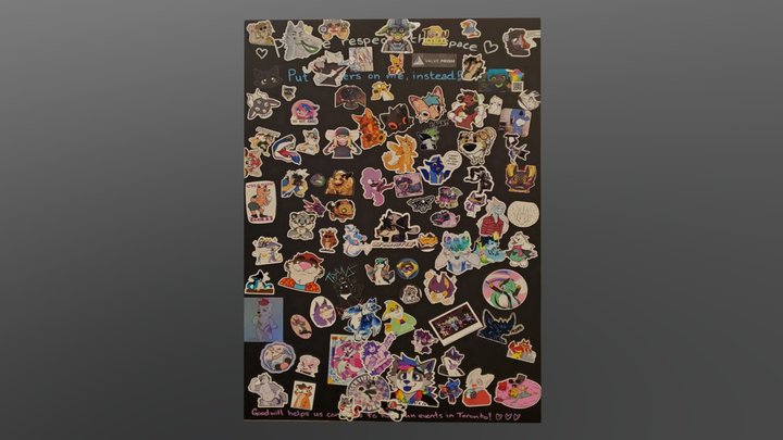 Sticker Board (Furnal Equinox 2026) 3D Model