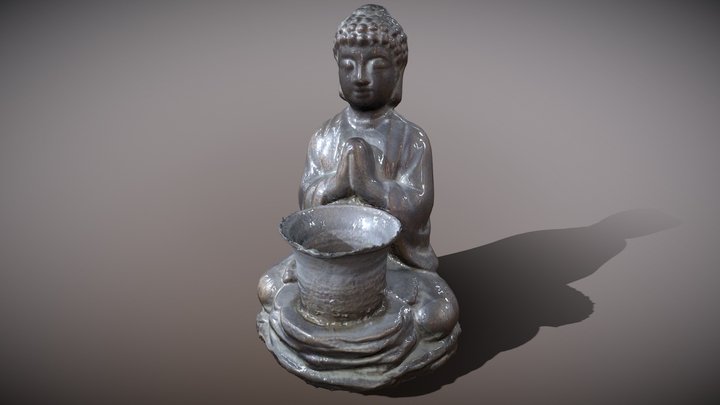 Budha Candle 3D Model