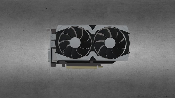 ZOTAC GTX 1060 3D Model