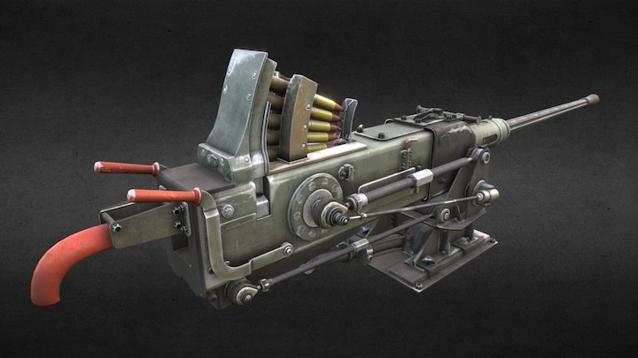 AC-130 – CAN 40mm / 60 3D Model