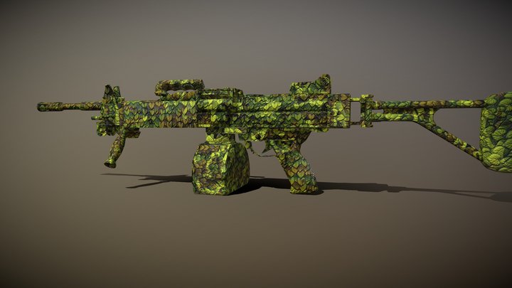 Negev / Camo 3D Model