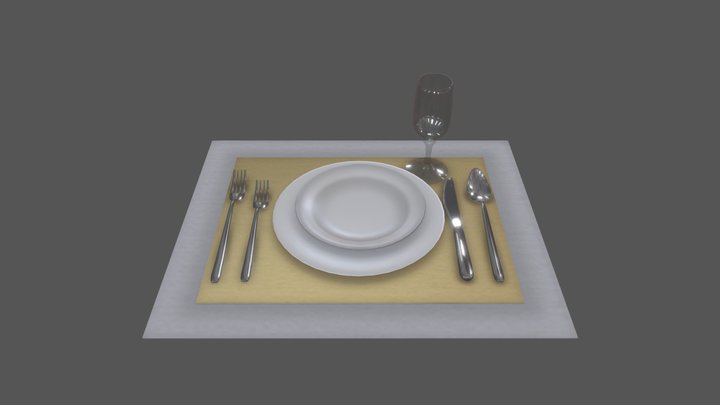 Cutlery sets 3D Model