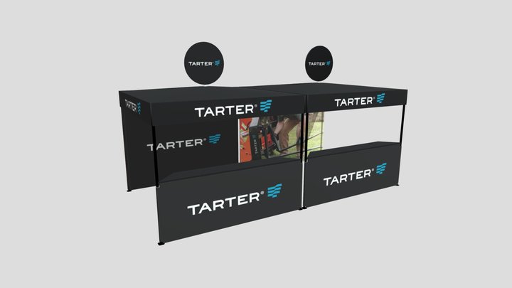 8x8 Tarter Flat Monarch 3D Model