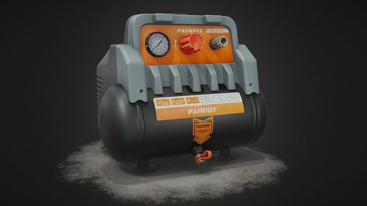Compressor Patriot WO 6-180 3D Model