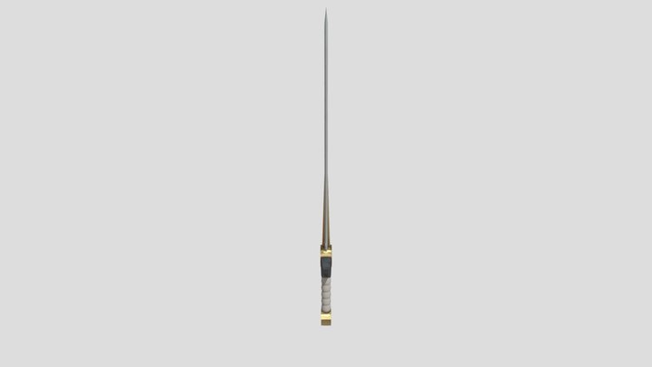 Pigeon Sword (textured) 3D Model