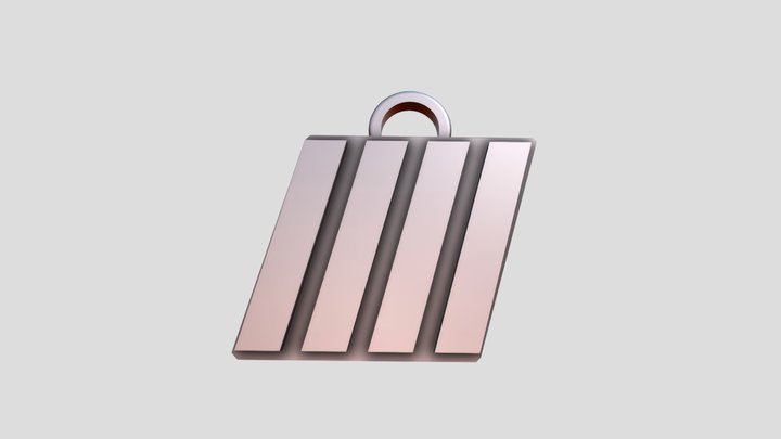 Old Fiat Logo Keychain