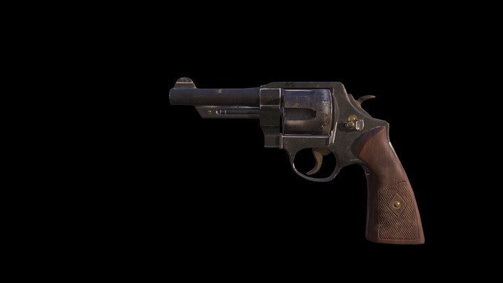 Revolver 3D Model