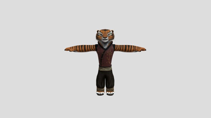 Kung-Fu Panda - Tigress 3D Model