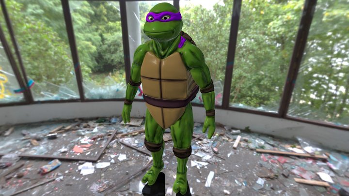 3M_Proj8_Joseph_St_Arnault_TMNT_Donatello 3D Model