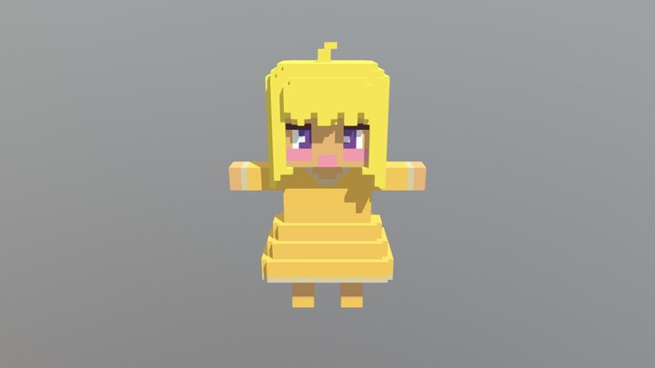 A girl 3D Model