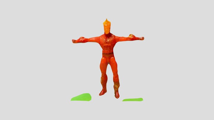 Human Torch 3D Model