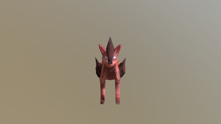 Molten Samoyed 3D Model