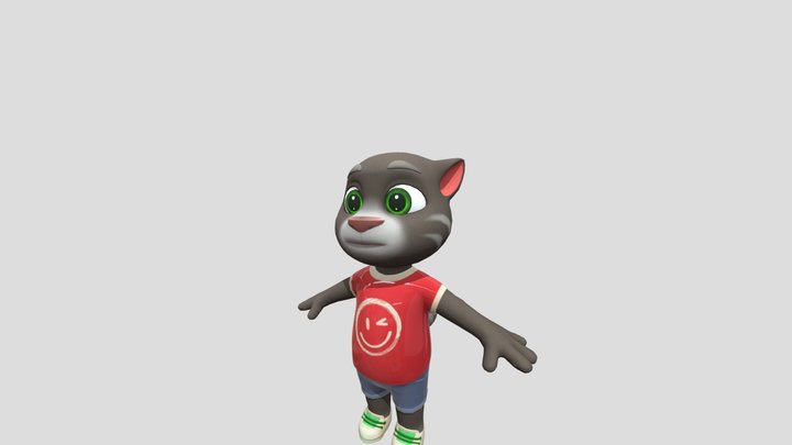 tom_mttf2_talking_tom_cat_2025 3D Model