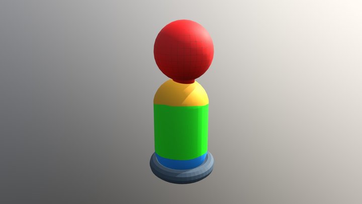 hover  man 3D Model