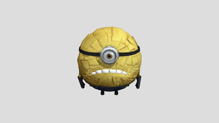 Low Poly Mega Minion Jerry 3D Model