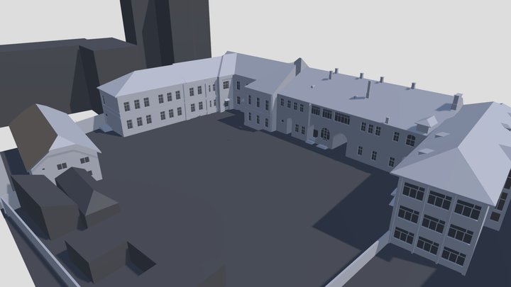 Scoala Simion Barnutiu - Releveu 3D Model