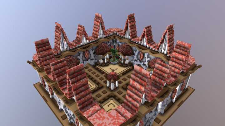 Mushroom Hub 3D Model