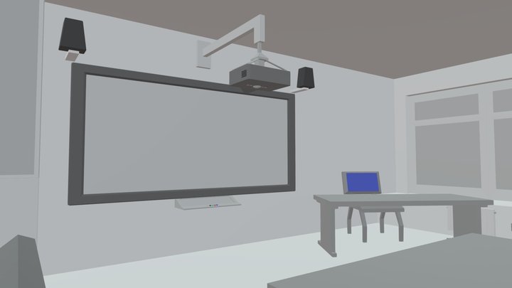 аудитория 3D Model