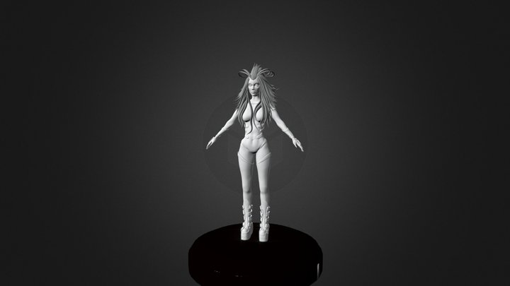 Sci-Fi Girl 3D Model