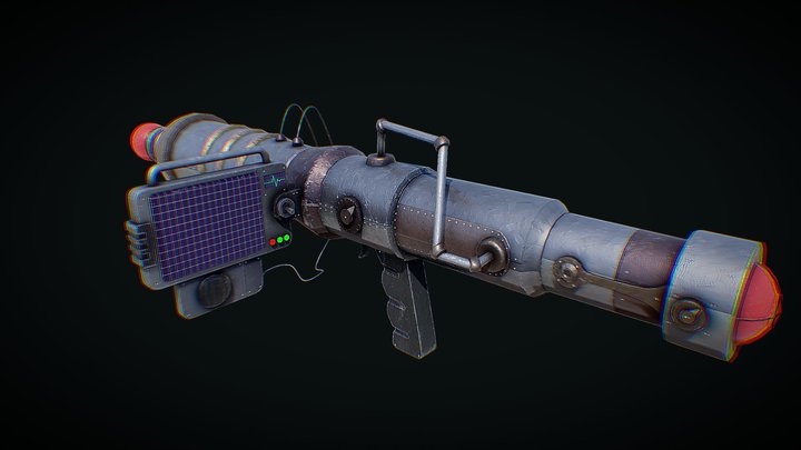 Mind Gun 3D Model