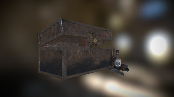 Rusted Object Set 3D Model