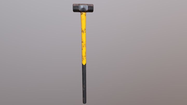 Rusty sledgehammer 3D Model