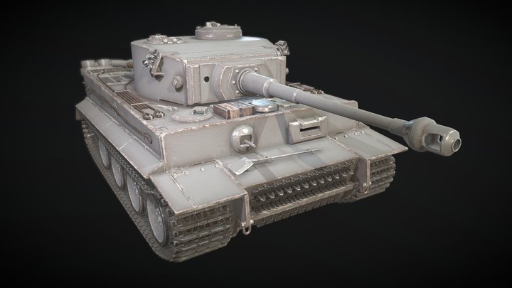 Tiger 1 - Pz.Kpfw.Tiger Ausf. E 3D Model