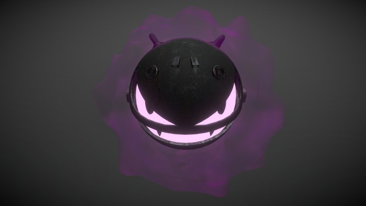 CyberPunk Gastly 3D Model