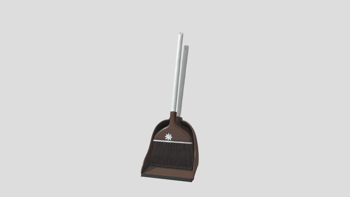 Dustpan and broom – Modello 3D gratuito STL