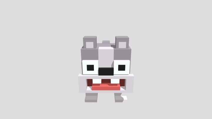 Lucky Cat - Crossy Road 3D Model