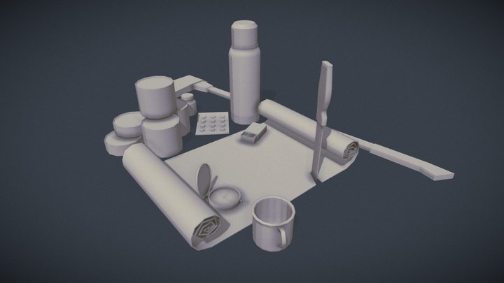 Survival Kit Draft 3D Model