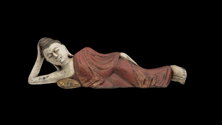 Laying Budha 3D Model