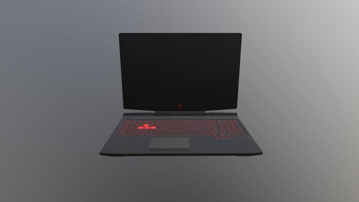 OMEN by HP Laptop 17-cb 3D Model