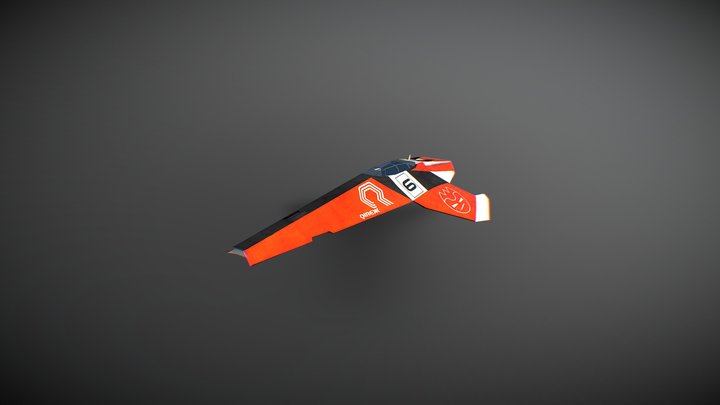 Ship Wipeout 3D Model