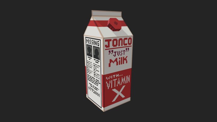 "Just" Milk 3D Model