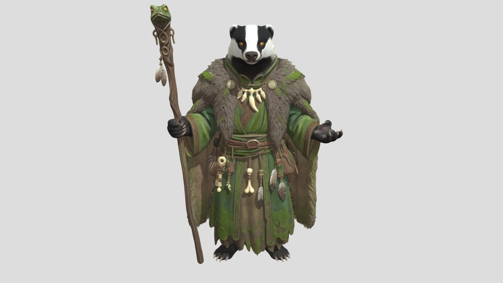 Verdant Badger Druid