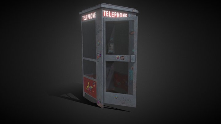 Phonebooth 3D Model