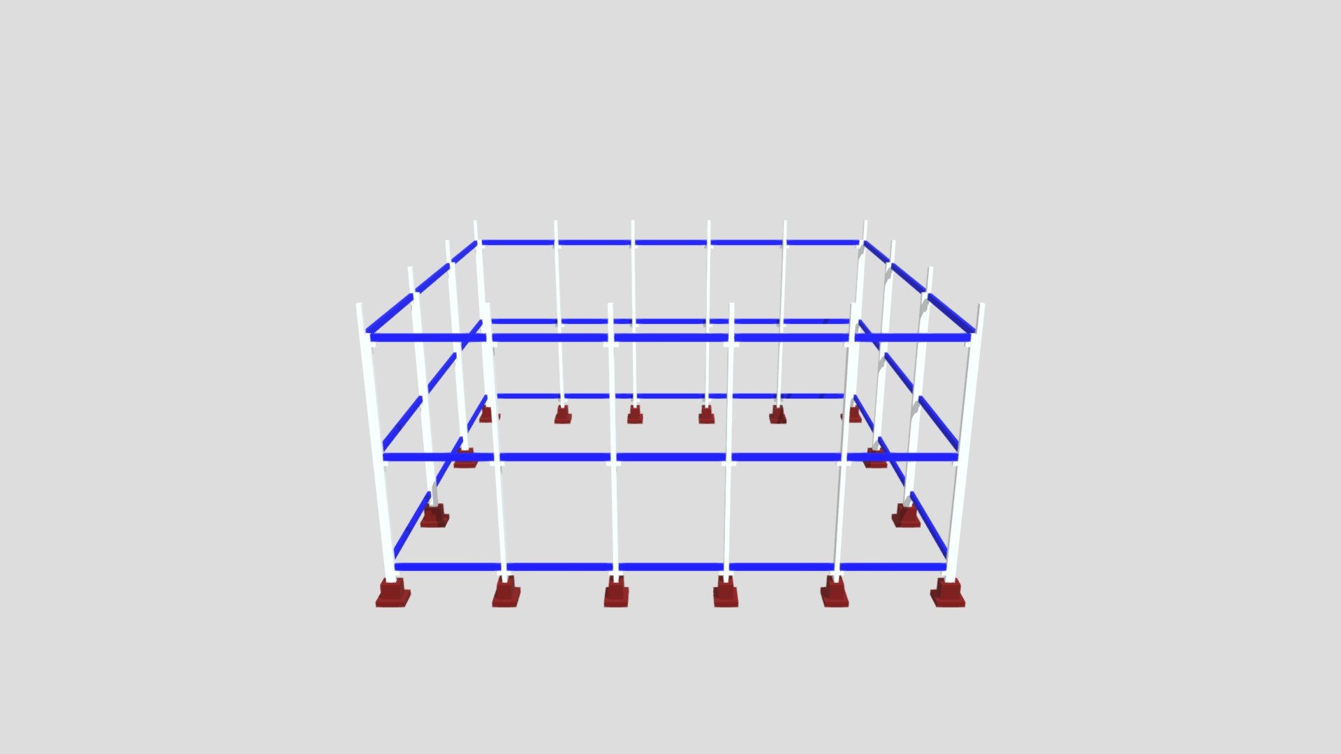 Modelagem 3D - Barracão 20x25