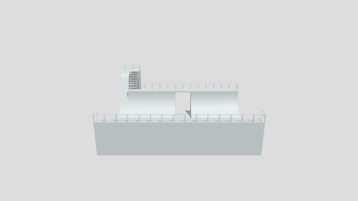Halfpipe1 3D Model