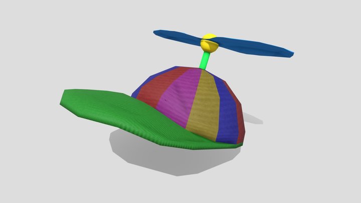 Kids' Propeller Hat 3D Model