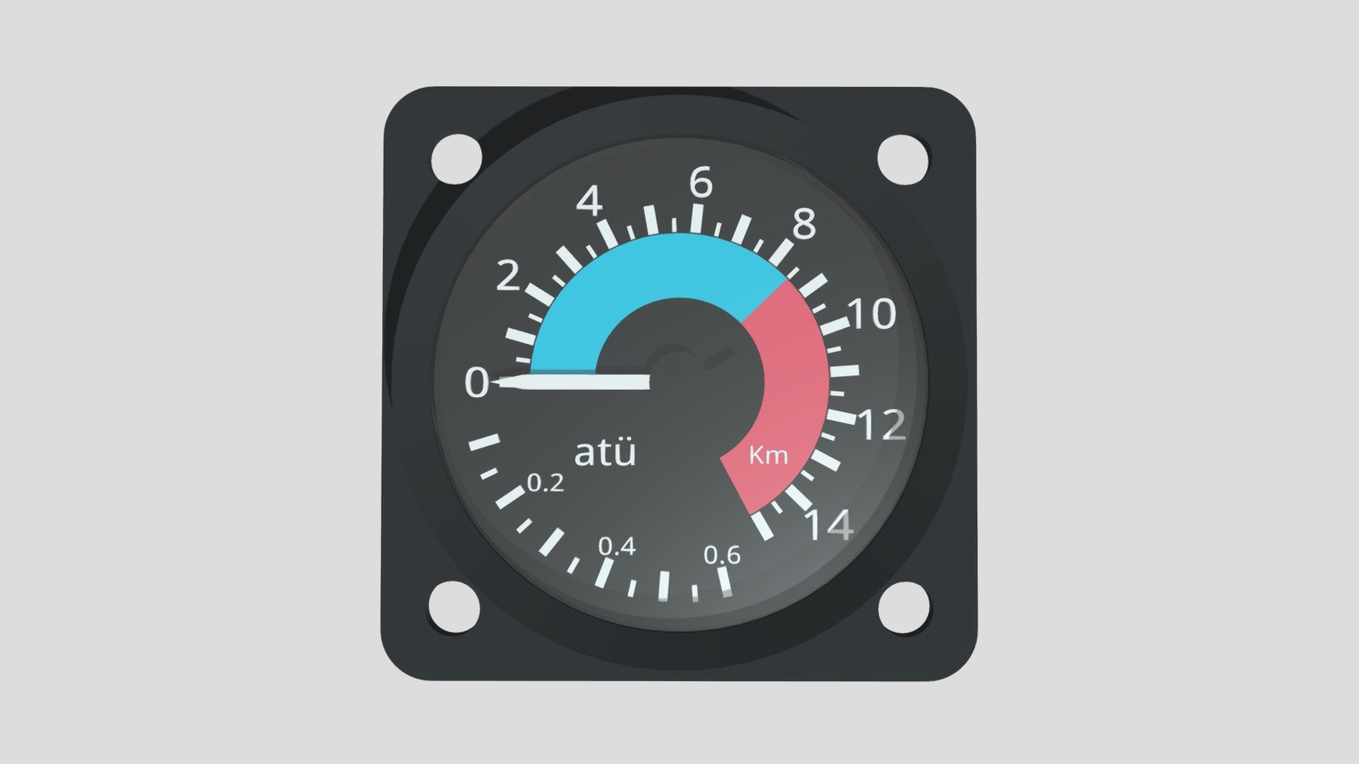 Atmospheric Excess Pressure Gauge