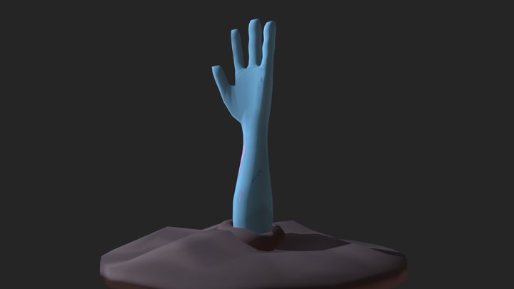 Zombie Hand 3D Model