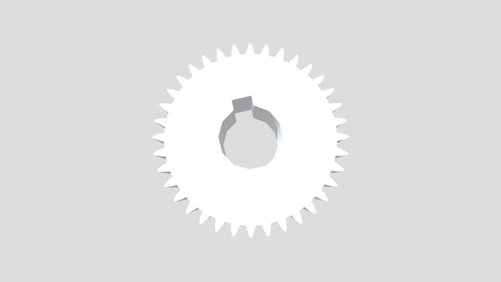 RUOTA DENTATA 3D Model