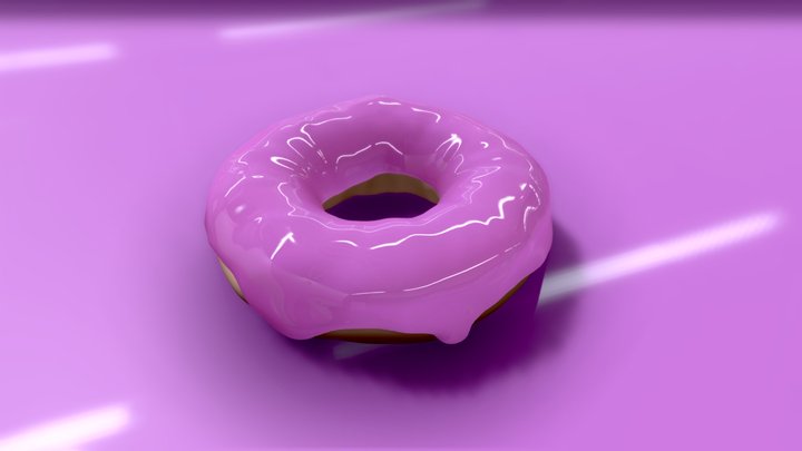 Donut 3D Model
