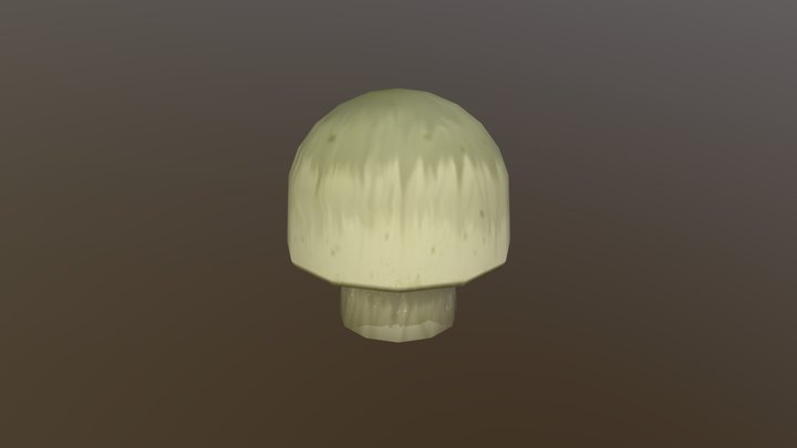 Deathcap mushroom 3D Model