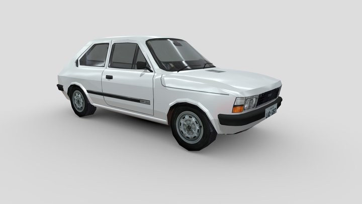 Fiat 147 GLS 1982 3D Model